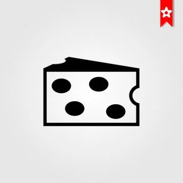 Cheese line icon flat style isolated on background. cheese icon sign symbol 스톡 일러스트
