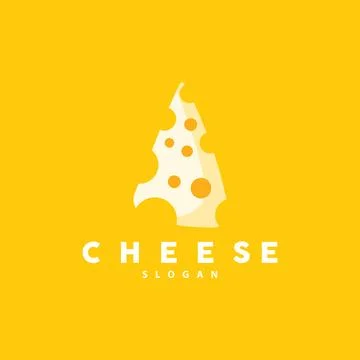 Cheese Logo, Cute Cheese Rustic Retro Vintage Vector Design, Icon Template .. Stock Illustration