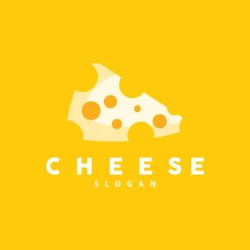 Cheese Logo, Cute Cheese Rustic Retro Vintage Vector Design, Icon Template .. Illustrazione stock