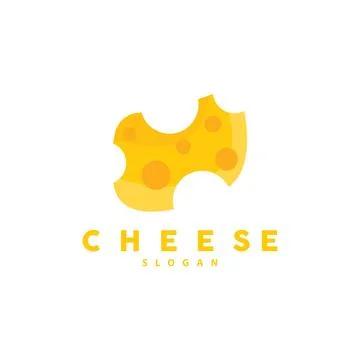 Cheese Logo, Cute Cheese Rustic Retro Vintage Vector Design, Icon Template .. Illustrazione stock