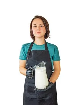 Cheese maker, home cheese maker, barista Stock Photos