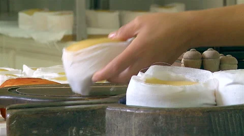 Cheese making. Stock Footage 63158100