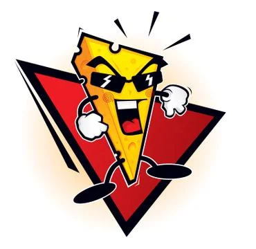 Cheese Mascot Stock Illustration