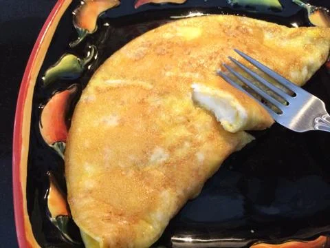 Cheese Omelet Stock Photos