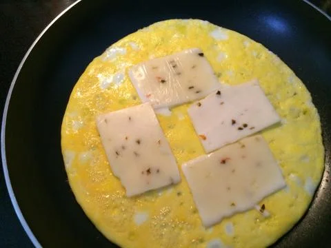 Cheese Omelet Stock Photos