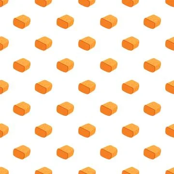 Cheese or bread block seamless pattern background イラスト素材