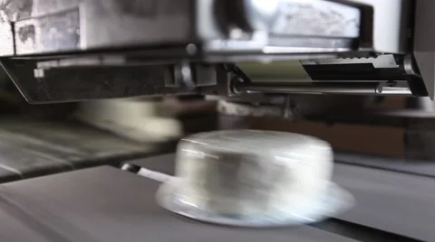 Cheese packaging Stock Footage 49159552