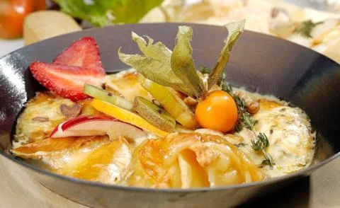 Cheese pan Foto stock