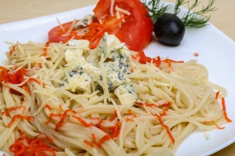 Cheese pasta Stock-Fotos