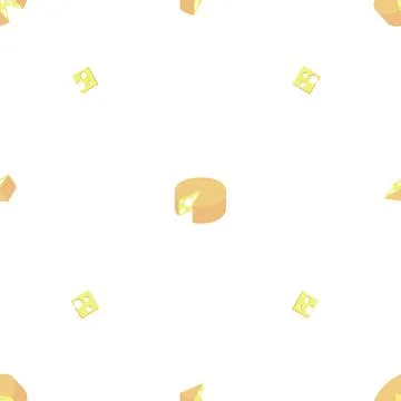 Cheese pattern colored Иллюстрация