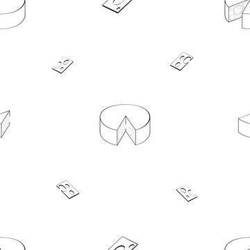 Cheese pattern Иллюстрация