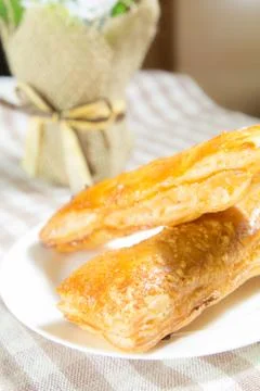 Cheese pie Stock Photos