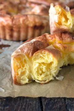 Cheese pie Stock Photos