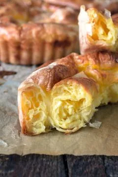 Cheese pie Stock Photos