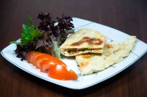 Cheese pie Stock Photos