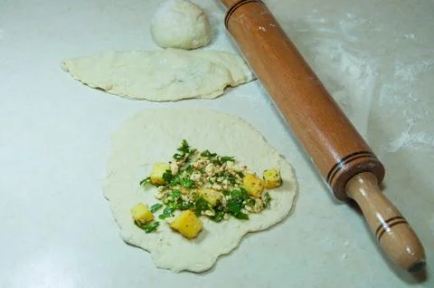 Cheese pie Stock Photos
