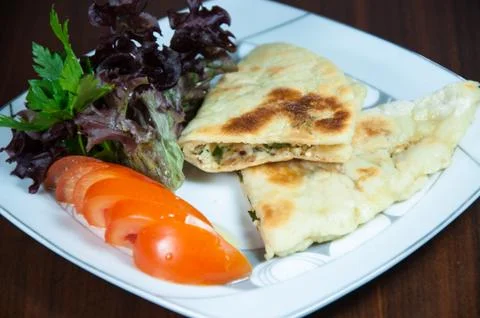 Cheese pie Stock Photos