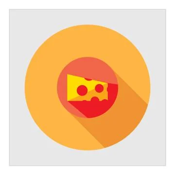 Cheese piece Illustrazione stock