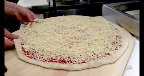 Cheese pizza Stock Footage 295660994