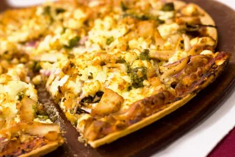 Cheese pizza Stock Photos
