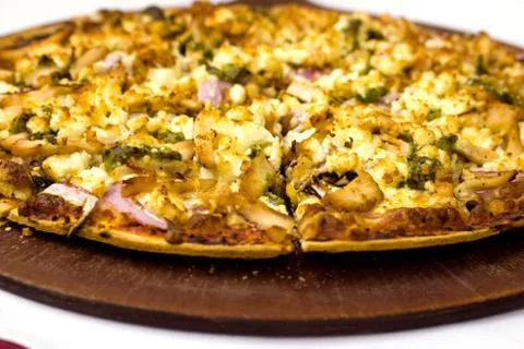 Cheese pizza Stock Photos