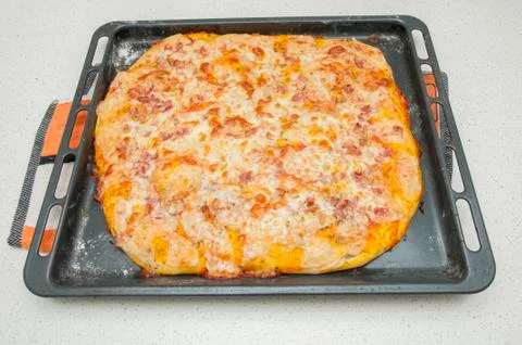 Cheese pizza Stock Photos