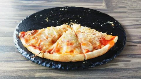 Cheese pizza Stock Photos