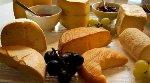 Cheese Plate Video stock 35532562