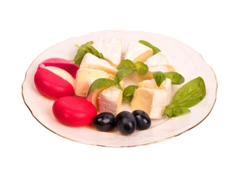 Cheese plate Stock Photos
