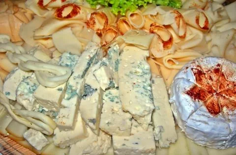 Cheese plate Stock Photos