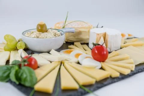 Cheese plate Stock Photos
