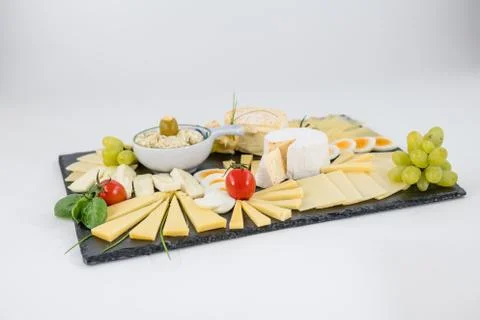 Cheese plate Stock Photos