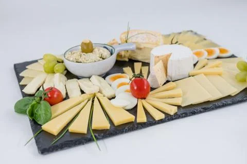 Cheese plate Foto stock