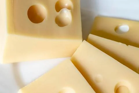 Cheese on a plate Stock Photos