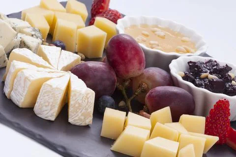 Cheese plate Stock Photos