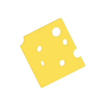 Cheese plate vector. Cheese on white background. 库存插图
