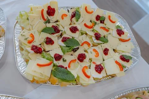 Cheese Platter with Berries 库存照片