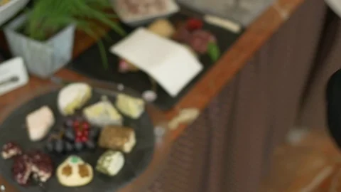 Cheese platter 库存影片 79654252