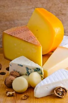 Cheese platter Stock Photos