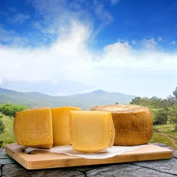 Cheese platter Stock Photos