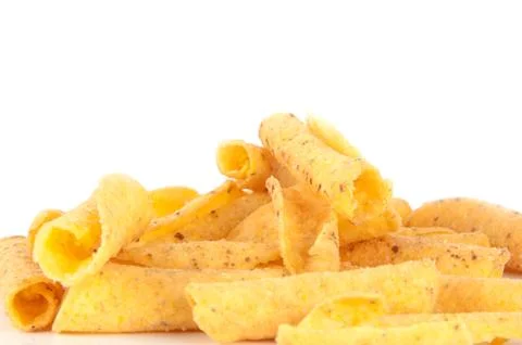 Cheese potato chips Foto stock