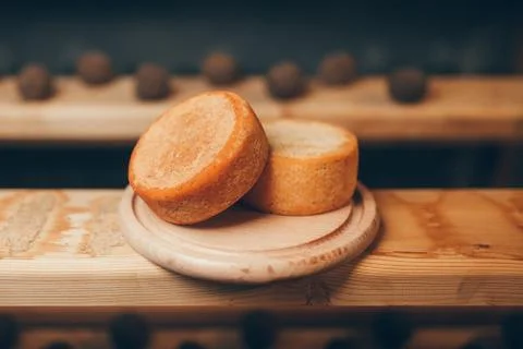 Cheese production Stock Photos