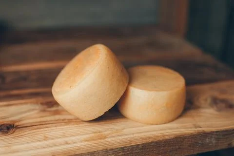 Cheese production Foto stock