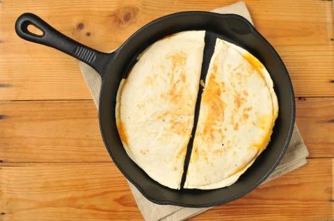 Cheese quesadillas Stock Photos
