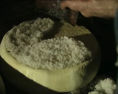 CHEESE removing salt AUDIO Video stock 11467337