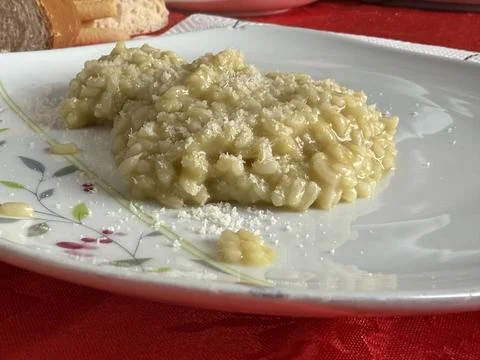 Cheese risotto, a typical Italian dish Фото