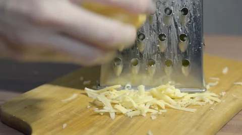 Cheese rub on a grater Stock Footage 56141021