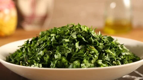 Cheese on salad Stock Footage 101627232