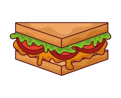 Cheese sandwich design イラスト素材
