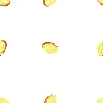 Cheese sandwiches pattern Иллюстрация